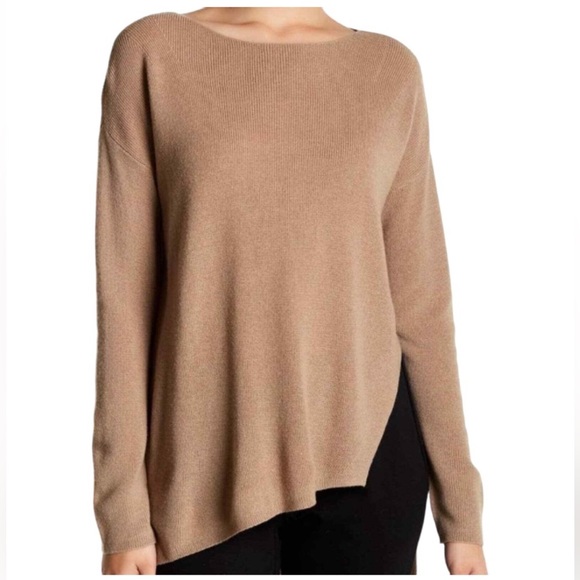 Eileen fisher asymmetrical merino wool pullover sweater - Picture 9 of 9